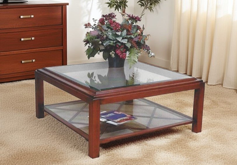 klassieke tafels met glas