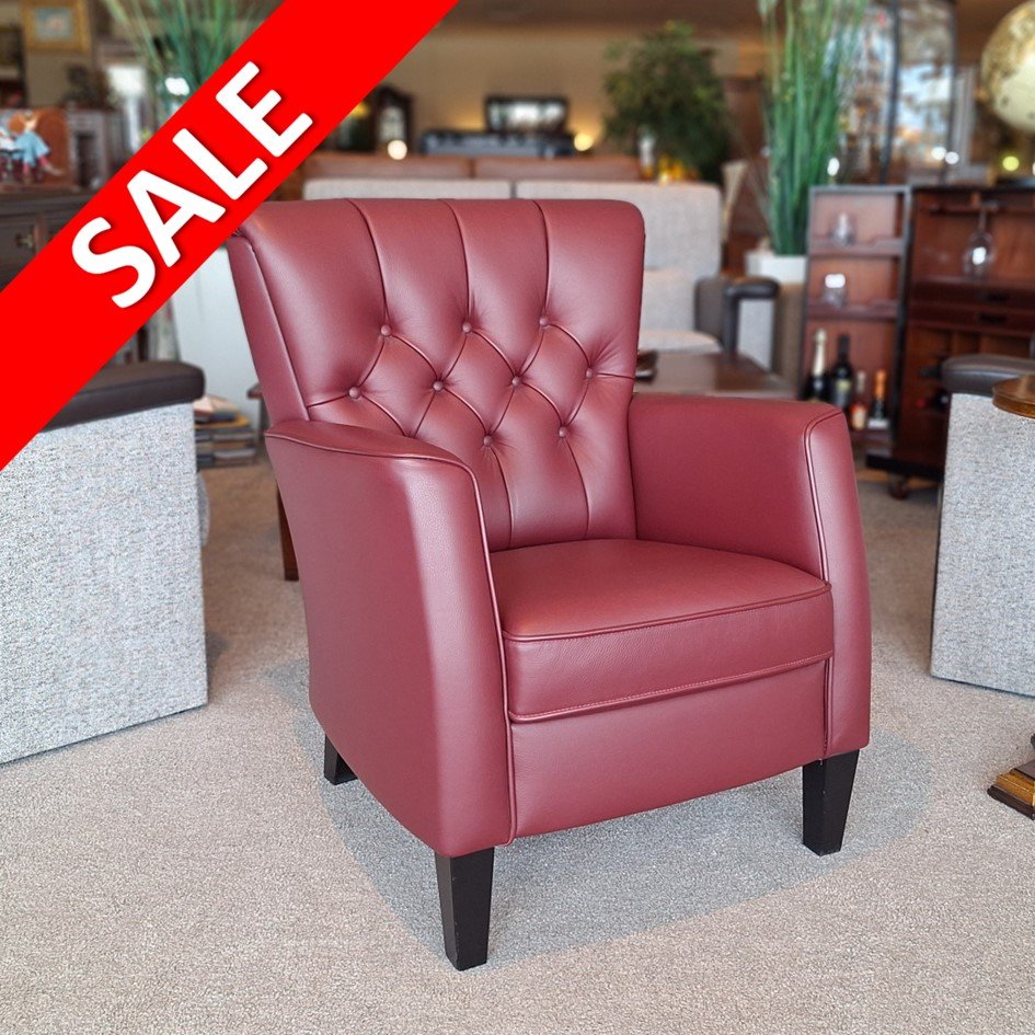 Fauteuil klassiek leer Rousset Vidato
