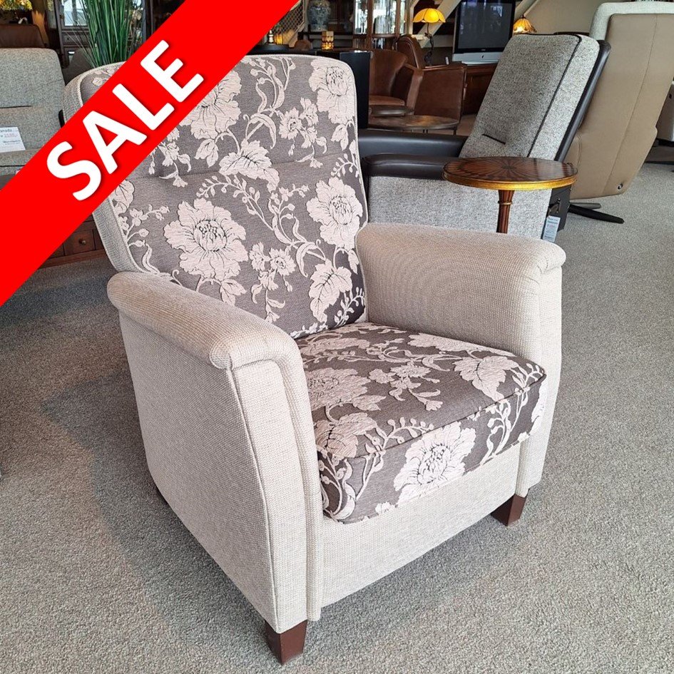 fauteuil stof klassiek Alby hoog