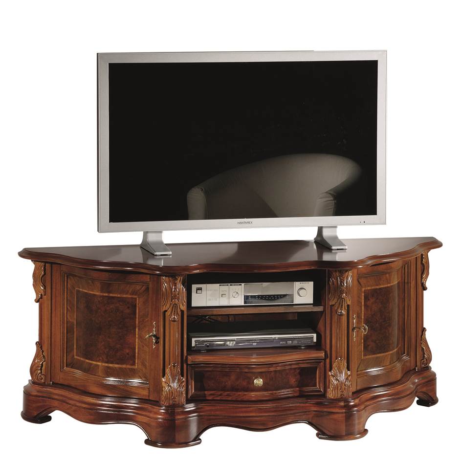 Klassiek wortel noten TV meubel E 515