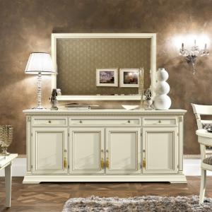 Dressoir klassiek wit 4 deurs Treviso