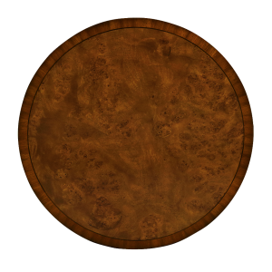 33032 - round central cabinet burl em sfd4