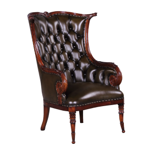 fauteuil klassiek mahonie 31360