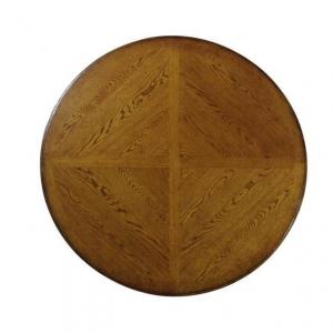 34627-eiken eettafel blad rond