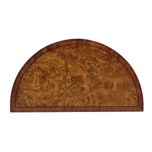 33033 - half round side cabinet burl em sfd6