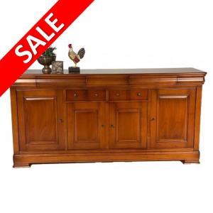 Dressoir 4-deuren 200 cm kersen SALE