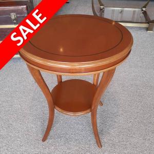 ronde bijzettafel kersen