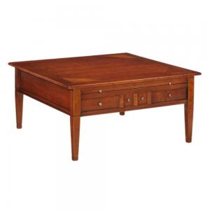 2144 salontafel vierkant eiken of kersen
