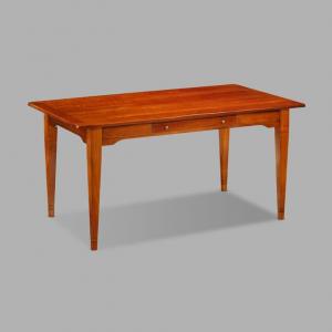 Eetafel eiken of kersen lotus met lade 7609KB