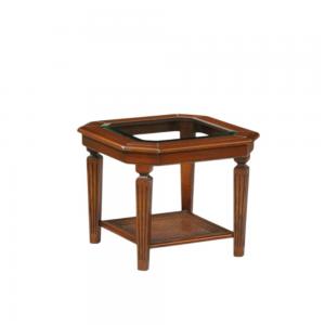 bijzettafel met glas klassiek 5295