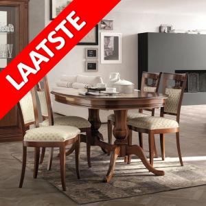 Klassieke kersen meubelen eettafel ovaal
