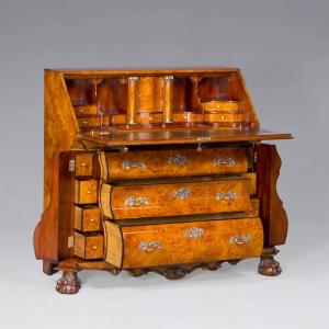 33907l - bombe bureau with leather bs agrn sfd4