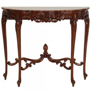 klassieke sidetable Louis XV mahonie 11432EM