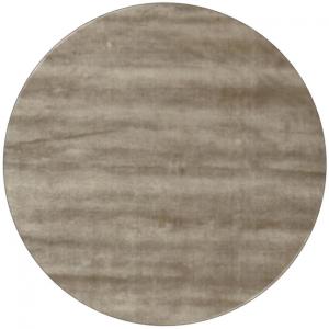 flavia rond carpet vloerkleed mokka