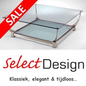 Salontafel met glas Rainbow Selectdesign