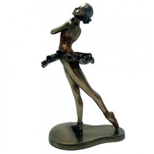 ballet danseres beedje bronskleur