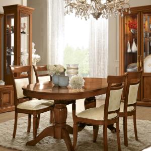 eettafel ovaal kersen treviso