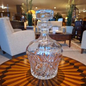 kristallen karaf rond