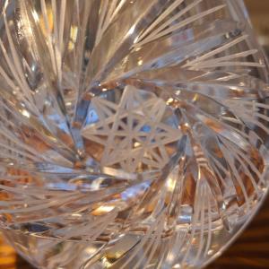 hoge kristallen karaf