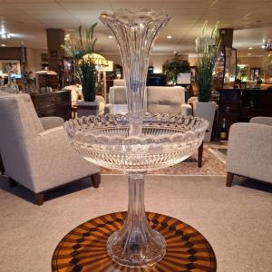 fruitschaal kristal op voet 1