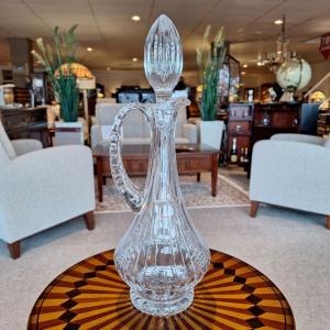 karaf kristal met handvat en stop