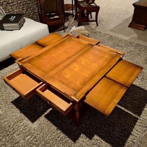 vierkante salontafel kersen