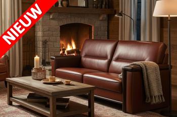 klassieke bank in leer en/of stof