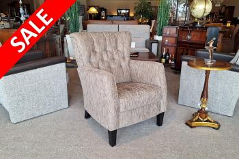 Gecapitonneerde fauteuil