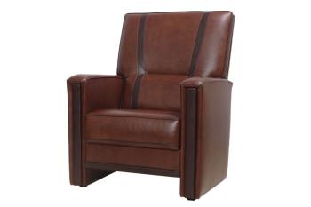 klassieke fauteuil leder of stof